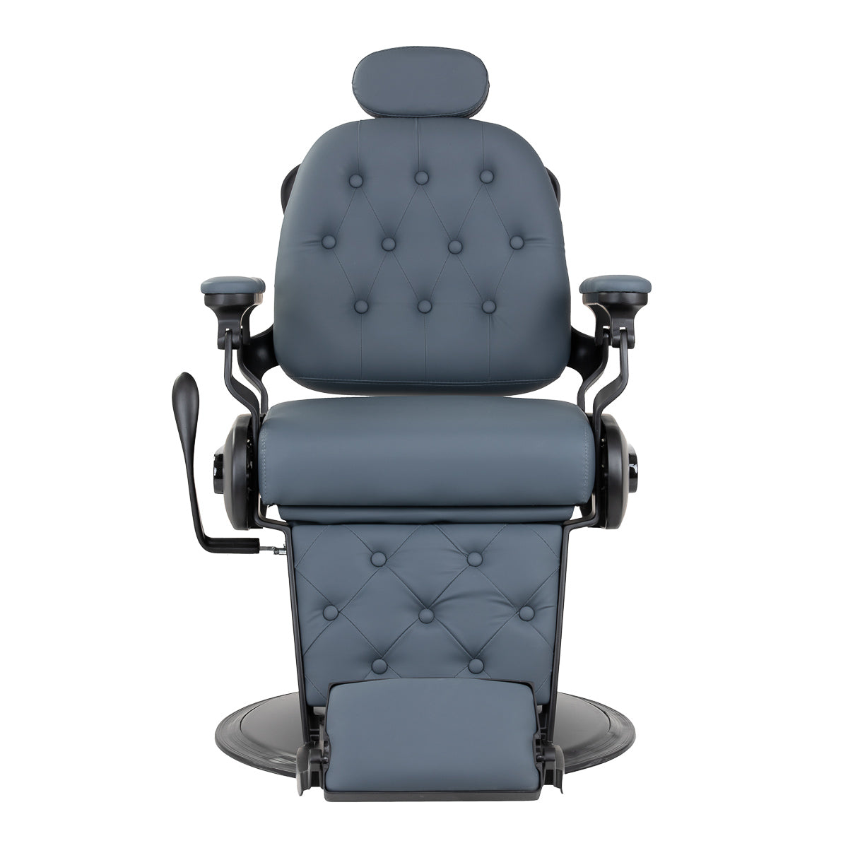 Seduta imbottita e schienale sagomato della barber chair FRANCESCO
