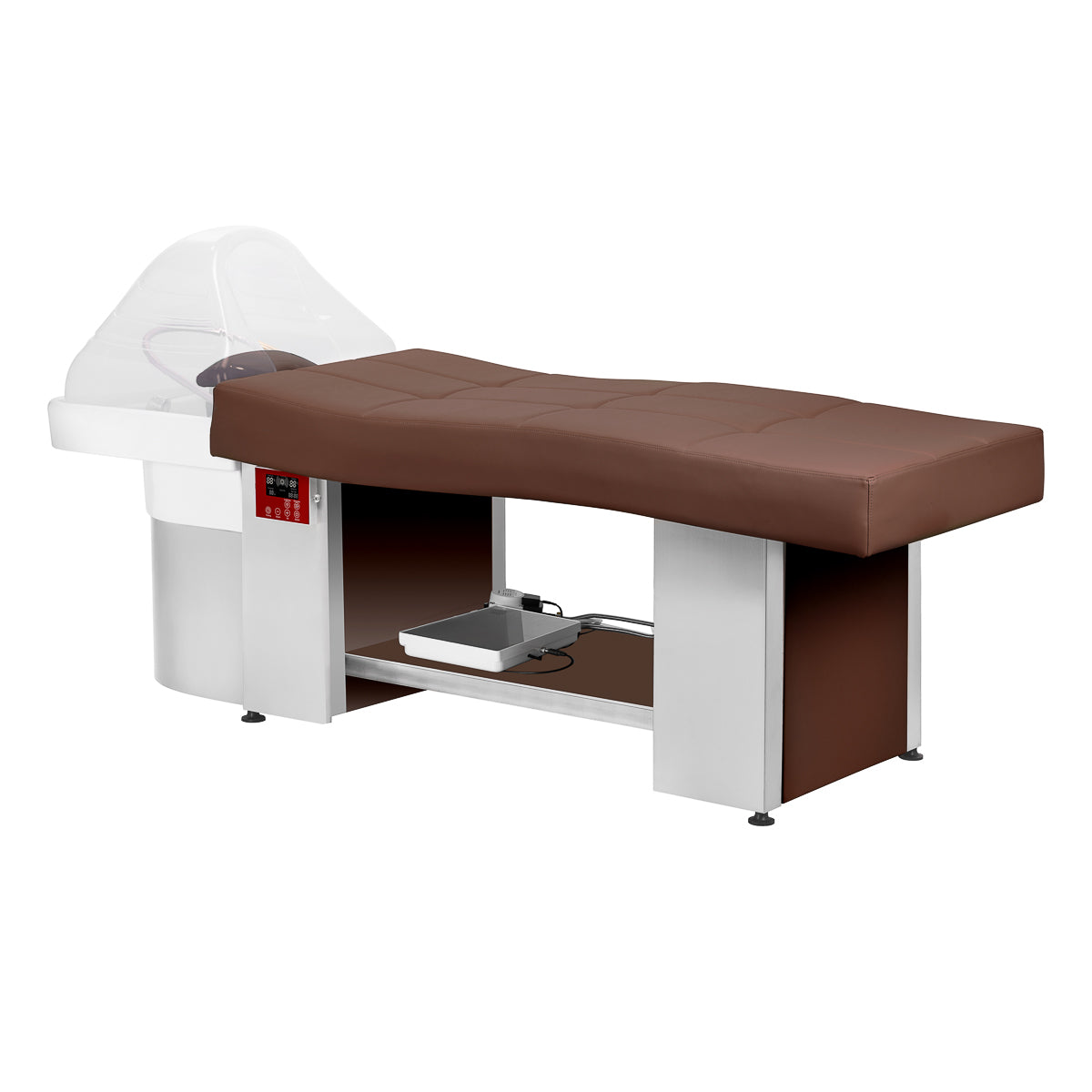 Lettino SPA Head Spa 017 vista generale colore marrone