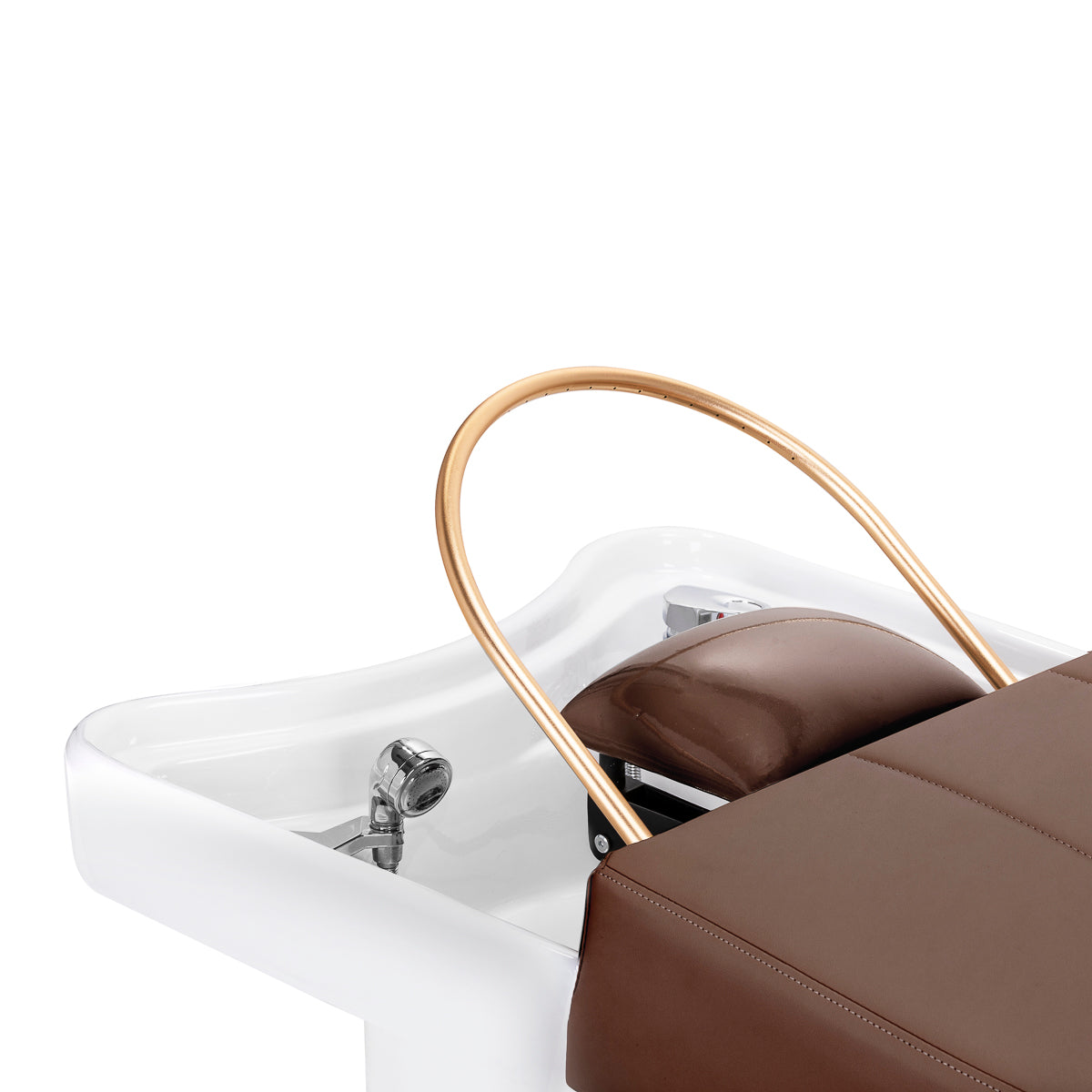 Arco Waterfall dorato con getti d'acqua regolabili Head Spa 017