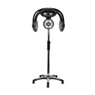 infrarosso-professionale-parrucchiere-GABBIANO-938-nero-su-treppiede-vista-frontale