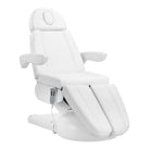 Poltrona elettrica per pedicure AZZURRO LUX bianca – vista frontale