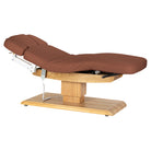 lettino-elettrico-sillon-relax-marrone-vista-laterale-schienale-sollevato