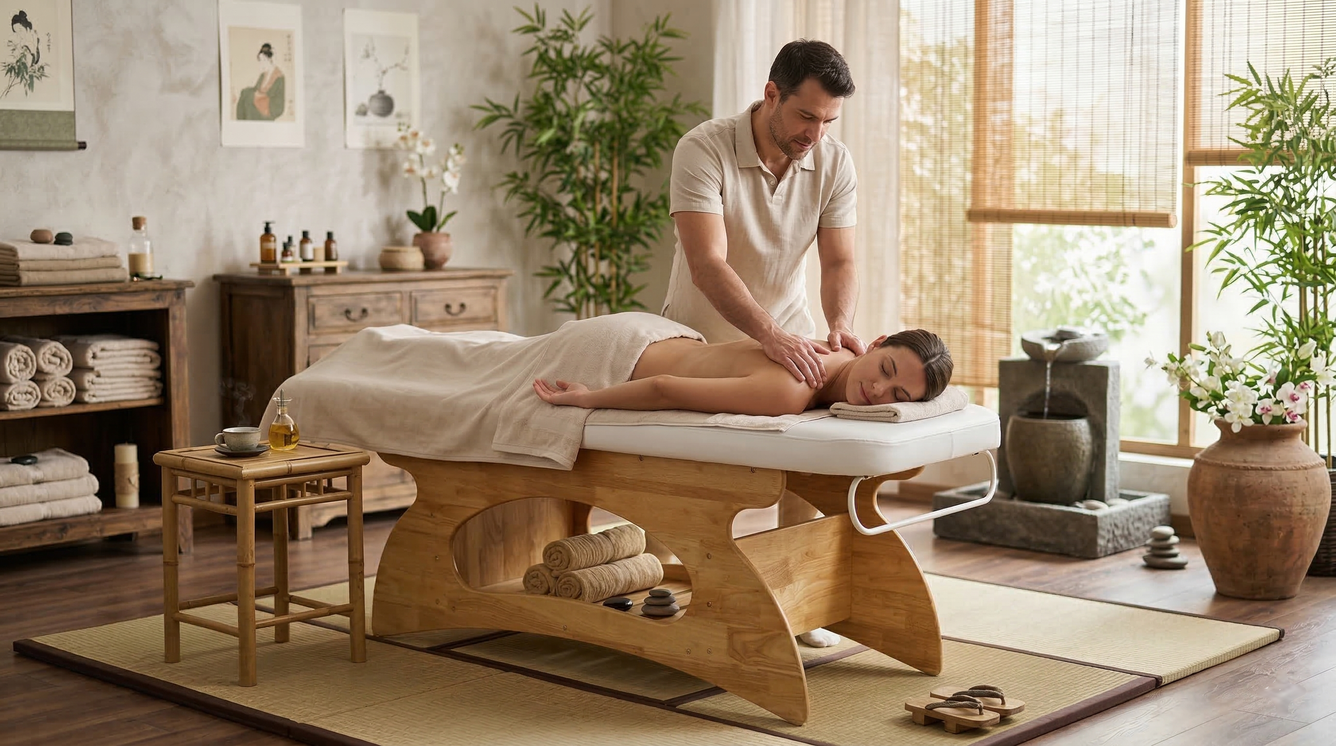 Lettino per massaggi In Legno | DIVES