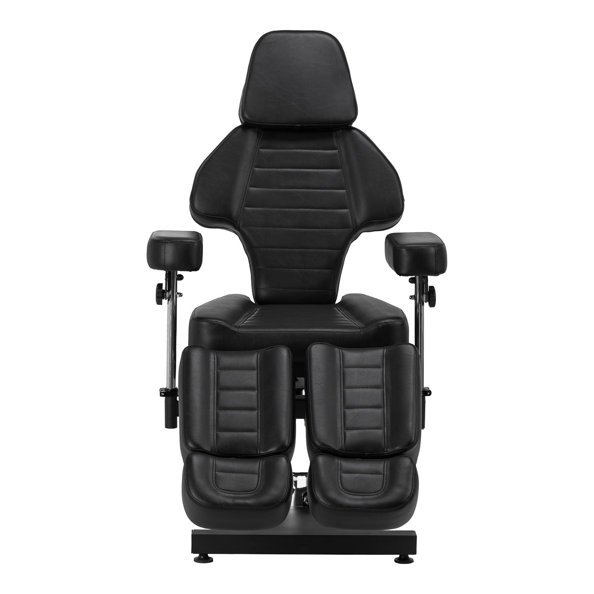 Poltrona tattoo ergonomica Pro Ink 601A girevole con base stabile, ideale per studi tattoo professionali