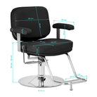 dimensioni-tecniche-sedia-parrucchiere-omega-astra-plus-nero