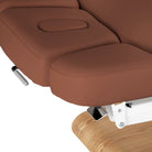 lettino-elettrico-sillon-relax-marrone-dettaglio-cuscino-foro-facciale-con-tappo