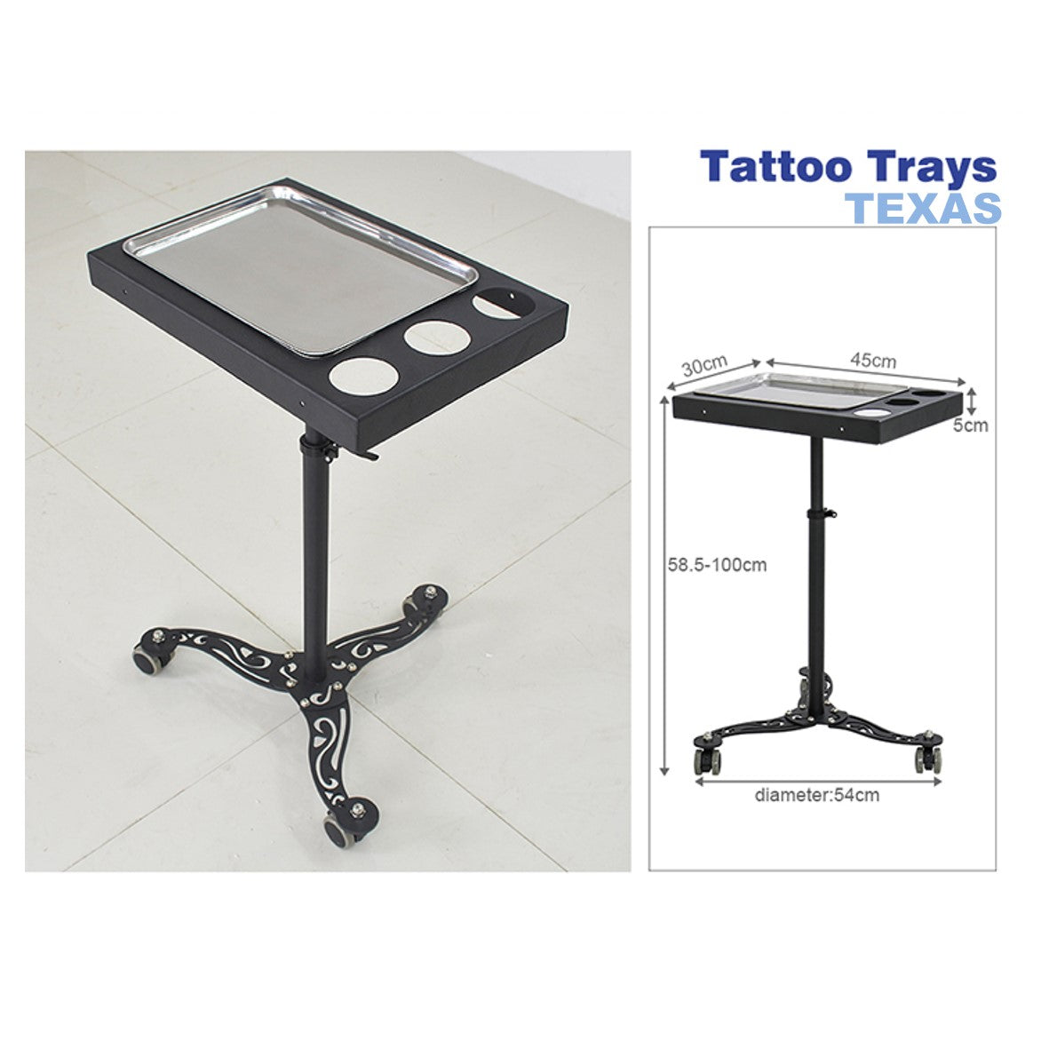 Ripiano A Palo TPC Per Uso Medico/dentale - Colore Beige Montaggio Su Tavolo O Carrello - Foto 10