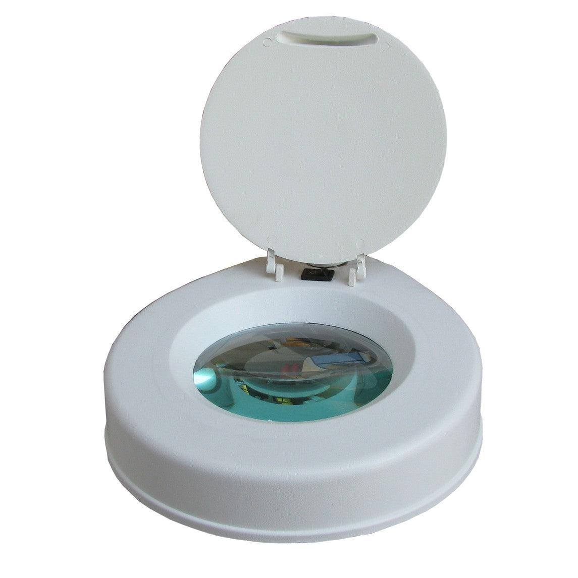 5x LED Lampada Lente D' Ingrandimento, Lampada Cosmetica Luce Con Supporto Flessibile Regolabile - Foto 12