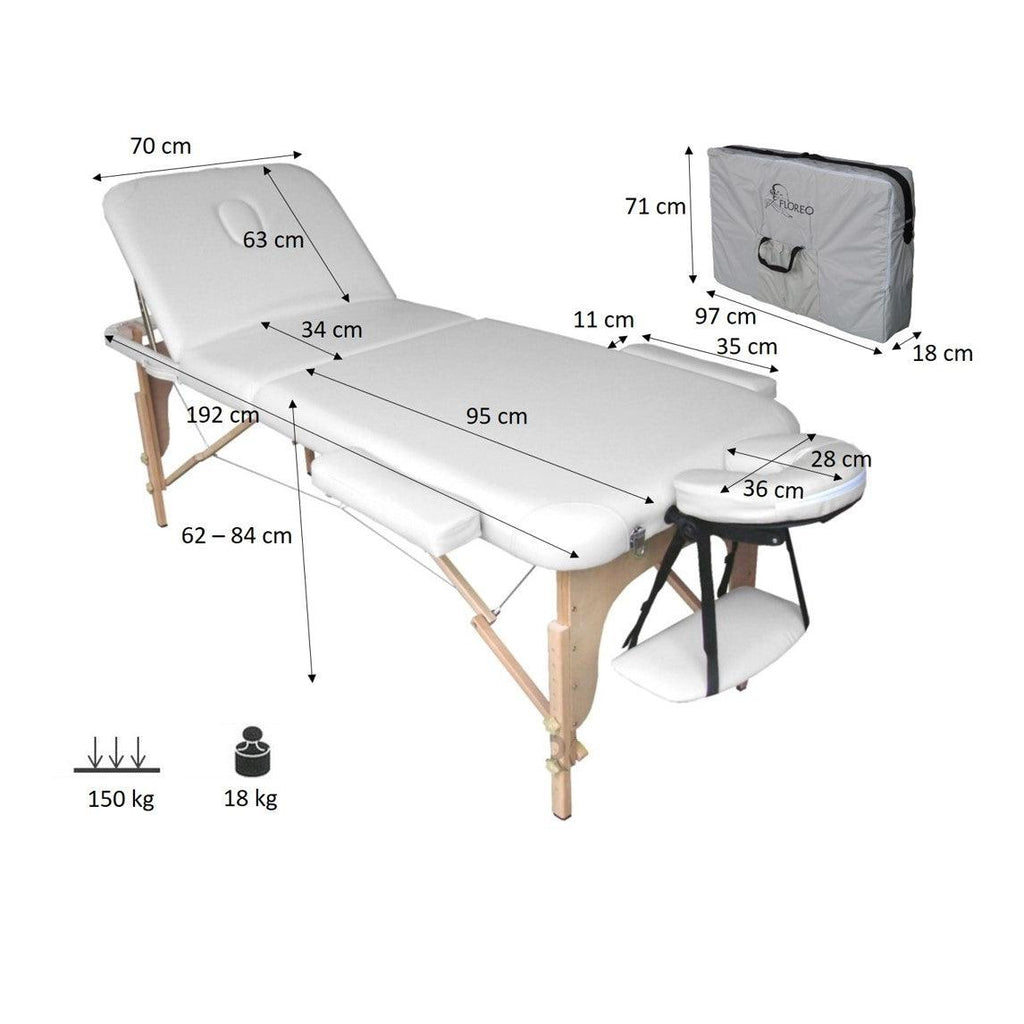 ERA - Lettino pieghevole in legno (bicolore) - PolirOne Shop