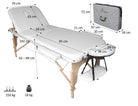 ERIS - Lettino pieghevole in legno (similpelle) - PolirOne Shop
