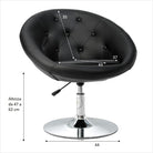 PORTO - Poltroncina girevole a base fissa - PolirOne Shop