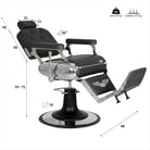 HARLEY - Sedia da taglio, poltrona per barbiere - PolirOne Shop