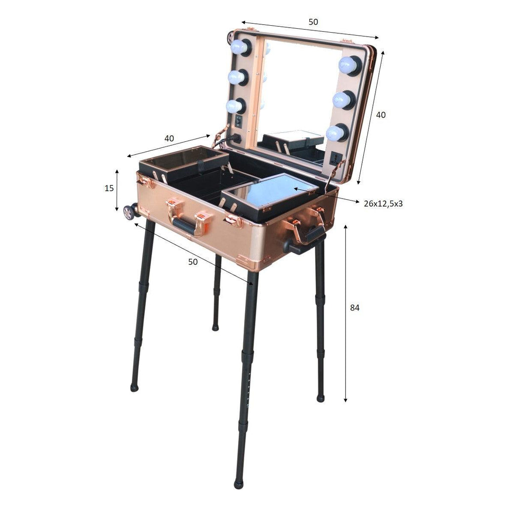 STAR - Beauty case + trolley con luci - PolirOne Shop