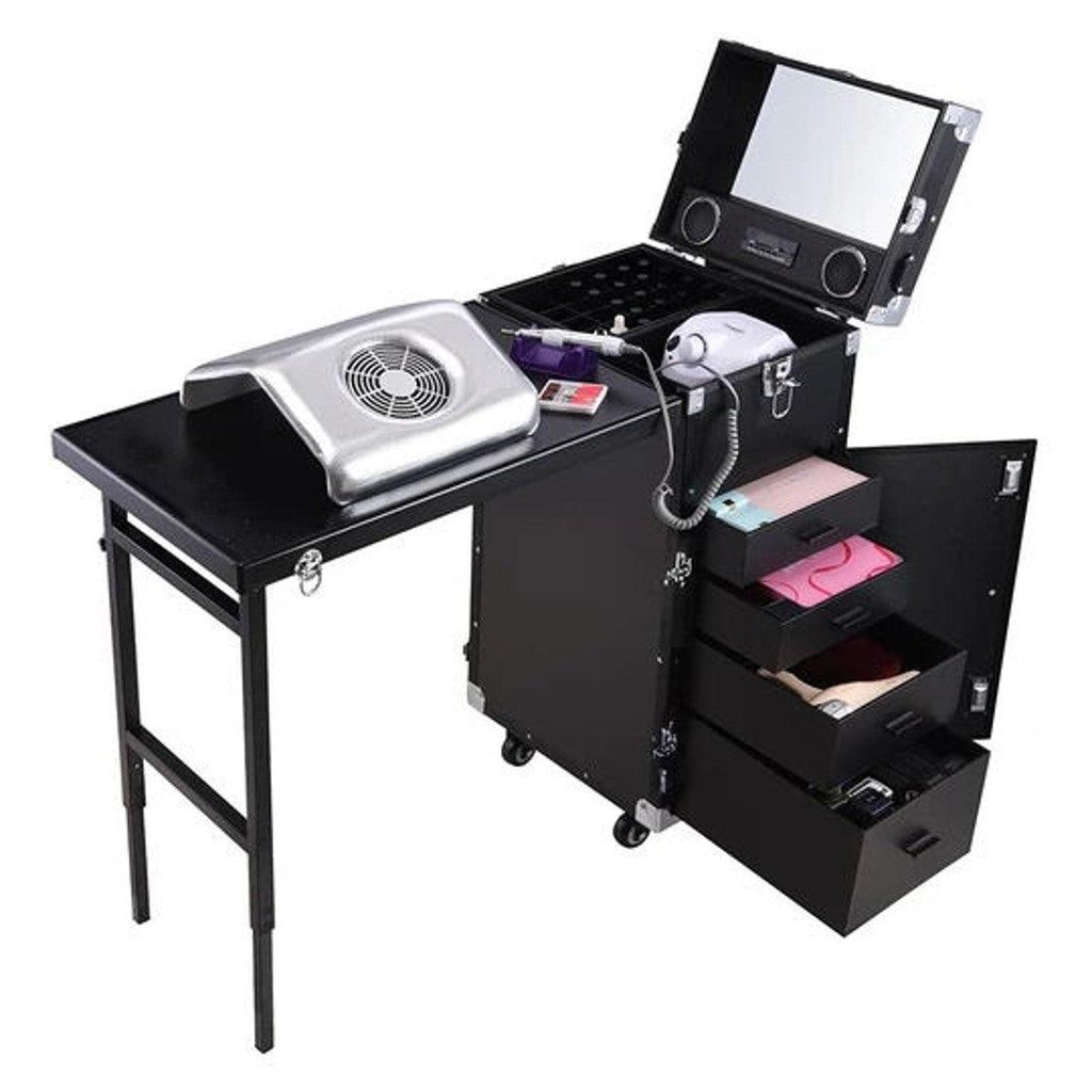 LOGIC - Beauty case trolley con tavolo - PolirOne Shop