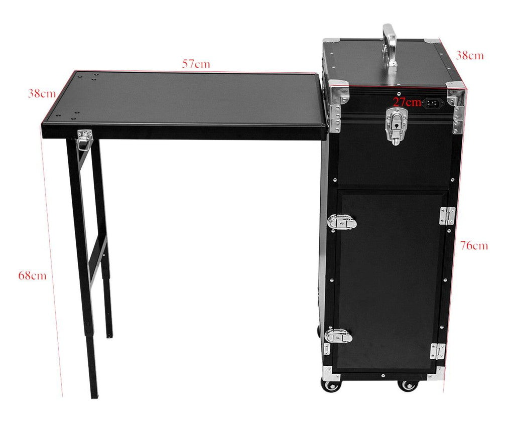 LOGIC - Beauty case trolley con tavolo - PolirOne Shop